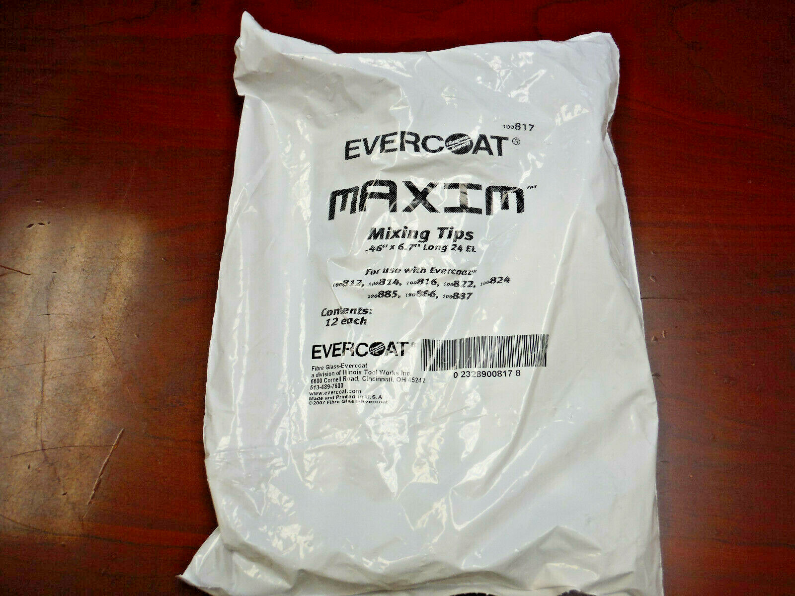 New Evercoat 817 Mix Tips For Maxim Bonding Adhesives 12 Pack 100817