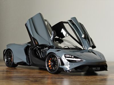 HPD マクラーレン 765LT 1/18 スケール 限定モデル ミニカー 1/18 HPD McLaren 765LT Supercar Grey Diecast Model Car Gifts