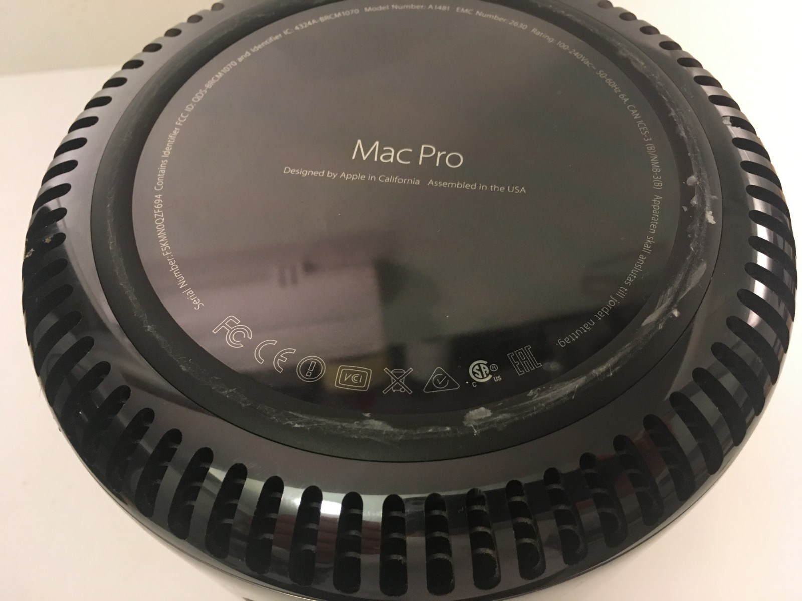 Apple A1481 Mac Pro 6.1 Max Spec