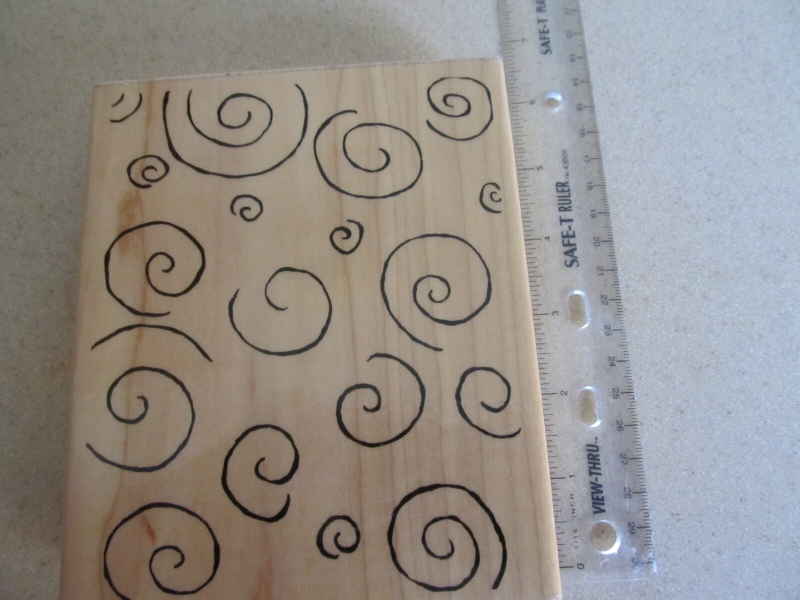 JRL Design Wood Wooden Mounted Stamp V146 Sunny Morn Background 6