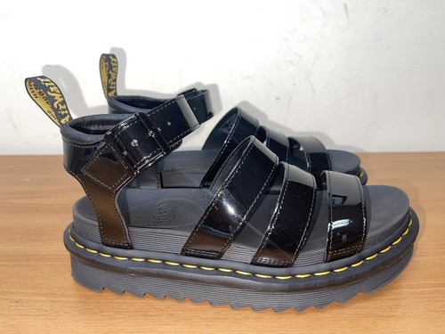 【送料&関税込】Dr. Martens Blaire Sandals In Black Leather DR. MARTENS BLAIRE SANDALS BLACK HYDRO LEATHER WOMEN'S SIZE