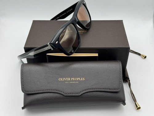 Pre-owned Oliver Peoples Sixties Sun Ov5522su 1492w4 Black Frame / Persimmon Mirrored