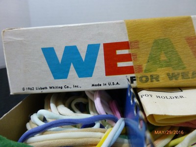 Vintage Weaving Loom Kit Lisbeth Whiting 1962 Original Instructions Collectible