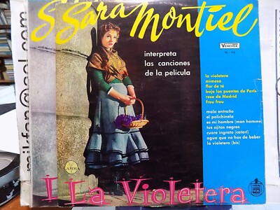 SARA SARITA MONTIEL inter las canciones de la peli  LA VIOLETERA Gama/Venezuela
