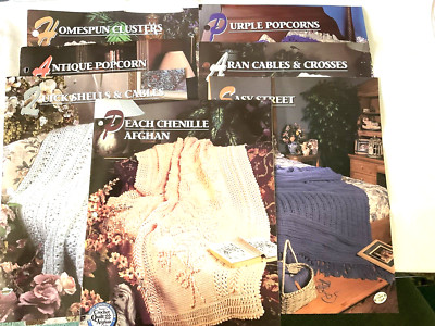 Annie s Crochet Quilt & Afghan Club Patterns Lot of 7 Various Patterns New