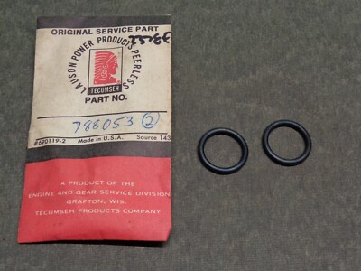 Tecumseh PEERLESS Transmission LOT OF 2 788053 O RING SEAL GENUINE OEM CLOSEOUT