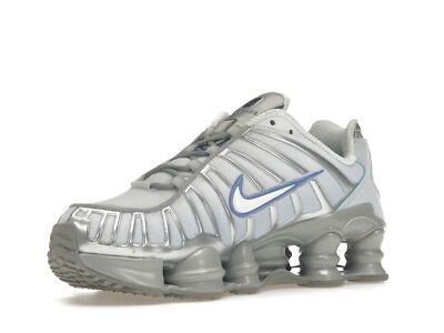 Pre-owned Nike Shox Tl Low Metallic Platinum Blue Tint W - Fq2775-001