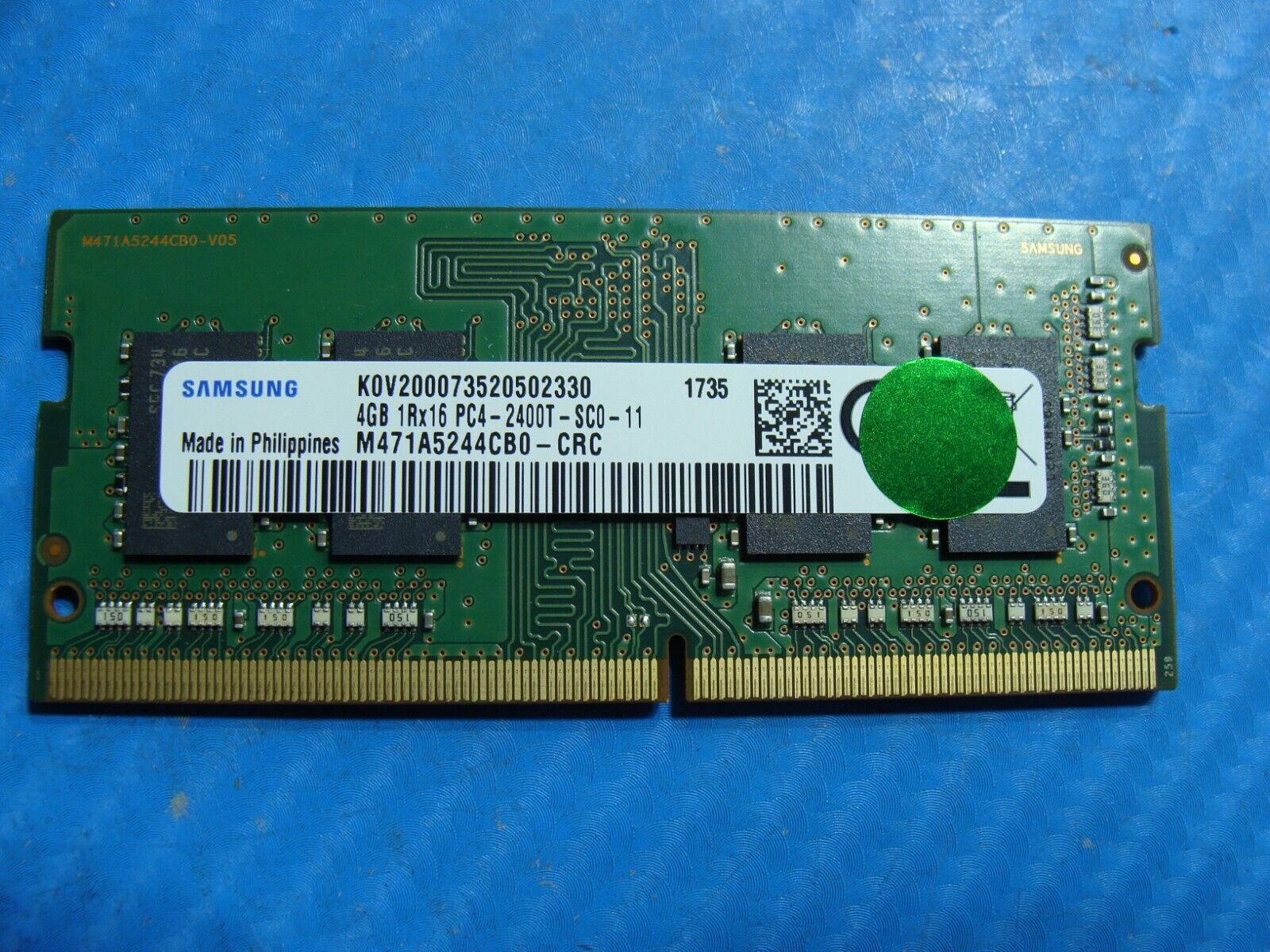 HP 15-cc563st Samsung 4GB 1Rx16 PC4-2400T Memory RAM SO-DIMM HP 15-cc563st Samsung 4GB 1Rx16 PC4-2400T Memory RAM SO-DIMM