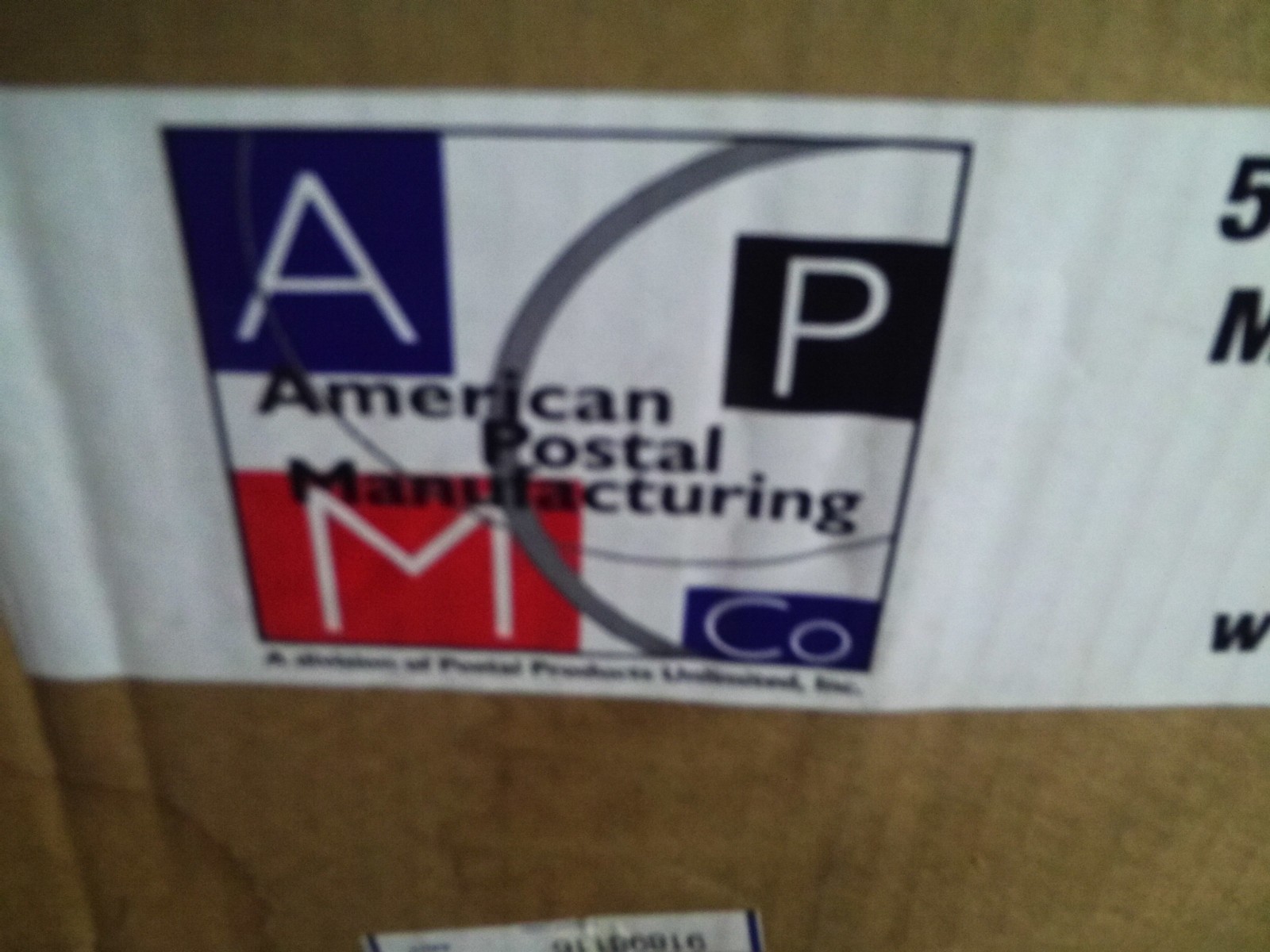 Auth-Florence Aluminum set of 6 Postmaster approved mailboxes