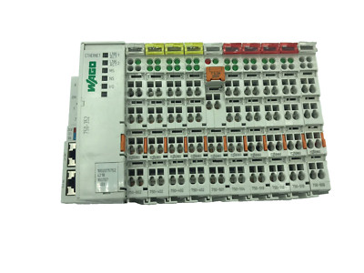 Wago 750-352 Coupler w/ I/O Modules: 750-530, 402,602,601,513,600