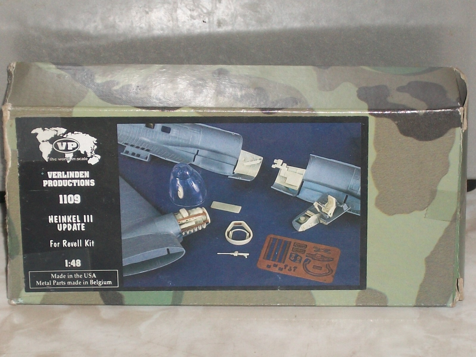 Verlinden Productions 1/48 Resin Heinkel III Update for Revell kit - 1109 Verlinden Productions 1/48 Resin Heinkel III Update for Revell kit - 1109