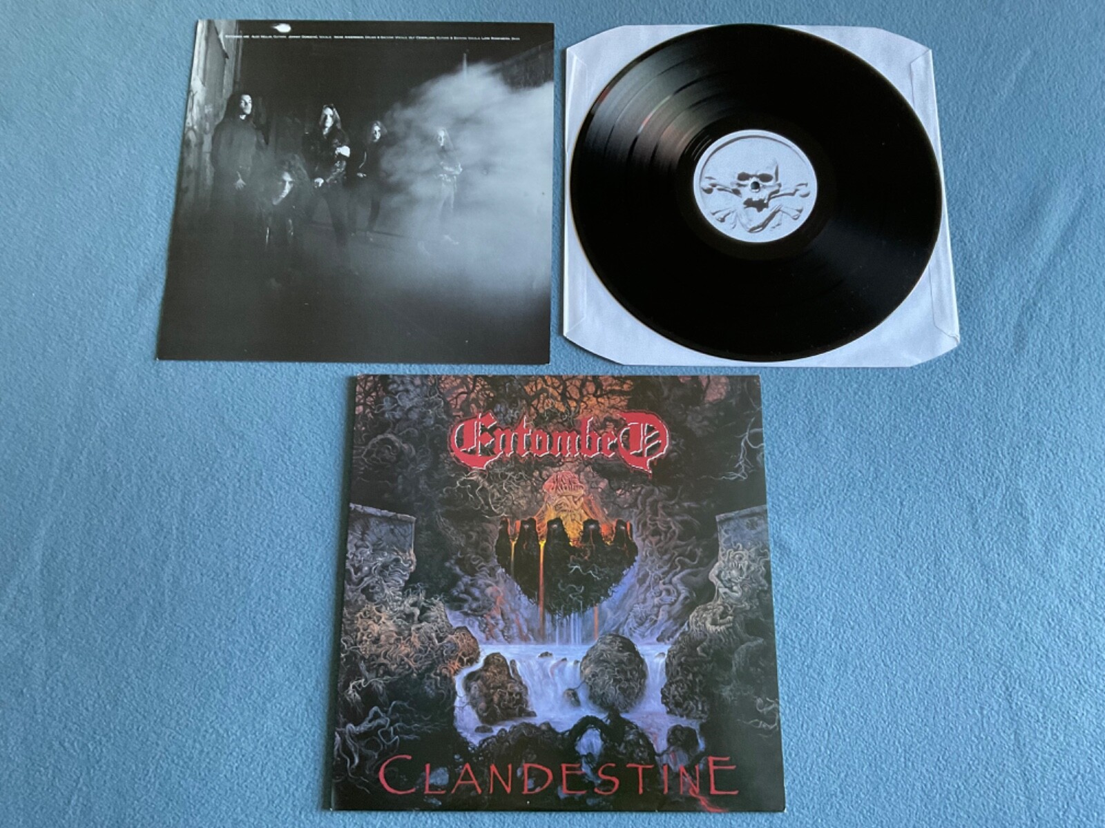 ENTOMBED clandestine LP original 1991 england EARACHE | eBay