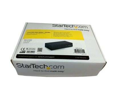 STARTech 2 Port VGA Video Splitter 250MHz (ST122L)