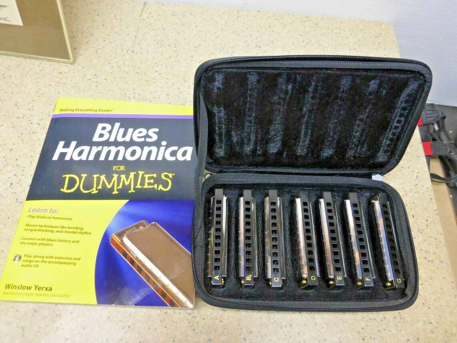 Hohner International Blues Band Harmonica 7 pc. Set w/ Book