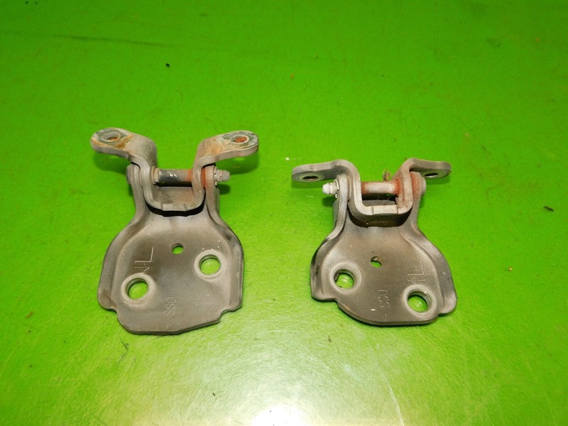 97-01 Prelude OEM driver left door hinges hangers mounts supports SET