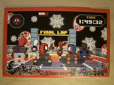 EDGE OF SPIDER-VERSE #1 MATTHEW WAITE 8-BIT GAMING VARIANT NM 1/3000 MARVEL Rare