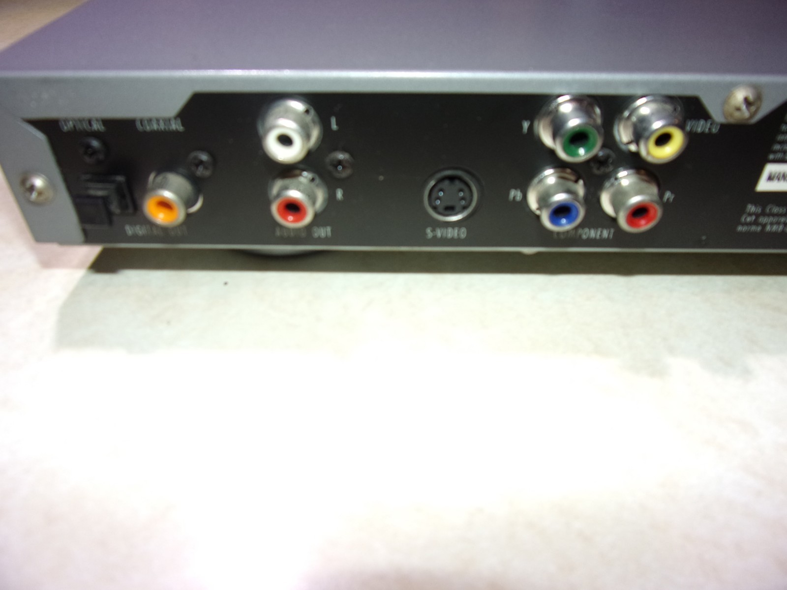 HARMAN KARDON DVD 22 Progressive Scan DVD Player W/Remote NOT WORKING FOR PARTS