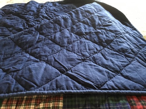 Twin Size Flannel Quilt Approximately 60” By 80” Very Nice
