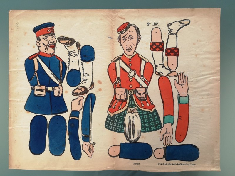Imagerie De Wissembourg - Pantins NÂ°1187 Soldat Japonais & ÃCossais - Burckardt
