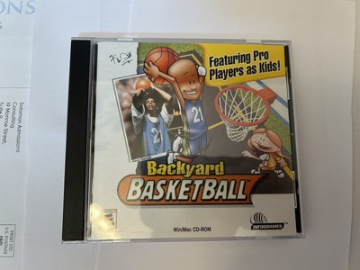 Backyard Basketball PC CD-Rom 2001 Windows Mac Sports Game for Kids zar