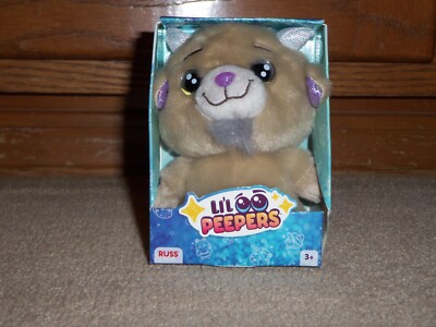 NEW, RUSS LIL PEEPERS MINI 4'' PLUSH, GOAT