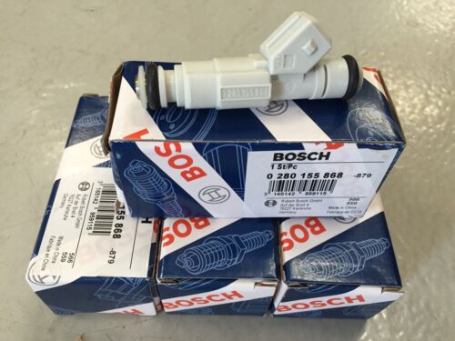 4 - Genuine BOSCH 0280155868, 36lbs/hr New Generation Fuel Injectors NEW SET | eBay 4 - Genuine BOSCH 0280155868, 36lbs/hr New Generation Fuel Injectors NEW SET | eBay