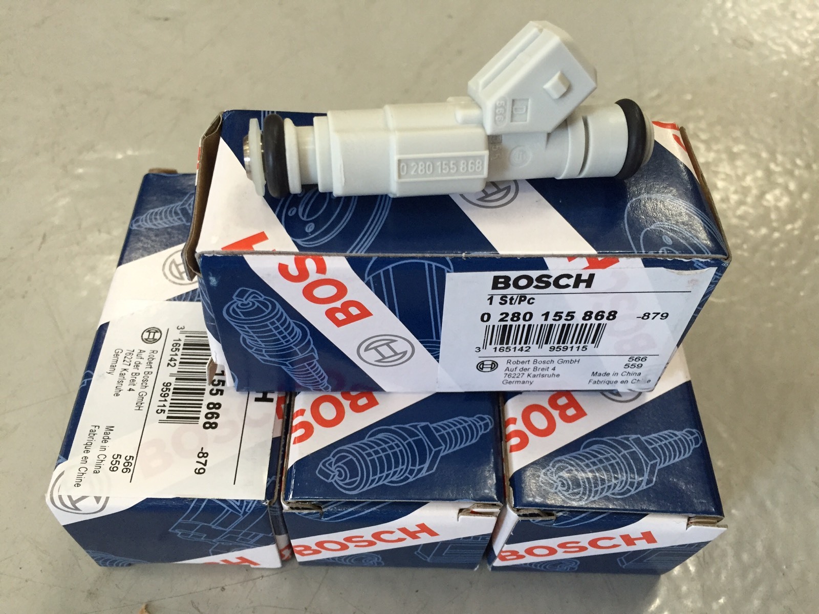 4 - Genuine BOSCH 0280155868, 36lbs/hr New Generation Fuel