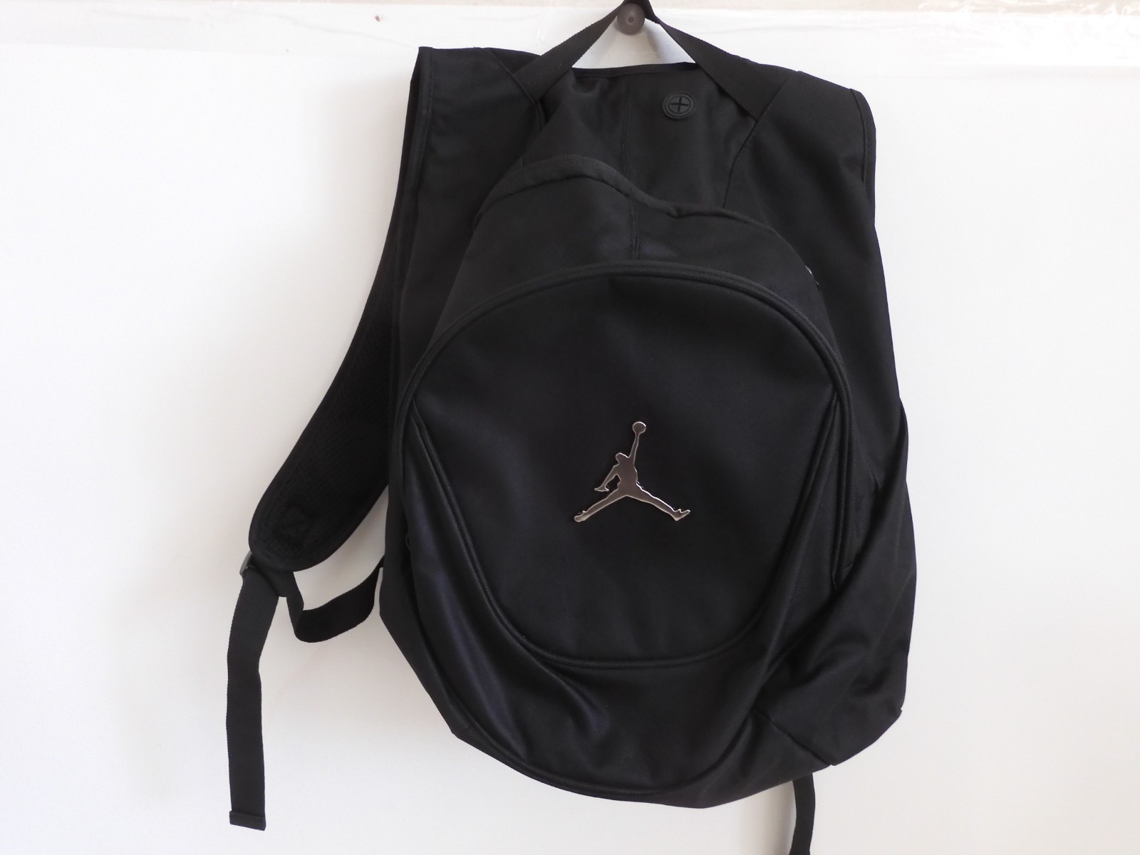 バッグ Air Jordan back pack Nike Air Jordan Faux Leather Backpack Black Gold Monogram