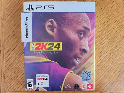Brand New! NBA 2K24 Black Mamba Edition (Sony PlayStation 5 PS5) Factory Sealed!