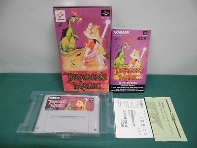SNES -- DRAGONS MAGIC -- New. Super famicom. Japan game