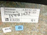 Mercedes CLC 180 K CL203 08-11 Coupe Abdeckung Blende Rückenblende für Sitz Fahrersitz Links Vorne Mercedes CLC 180... Vorschau 6