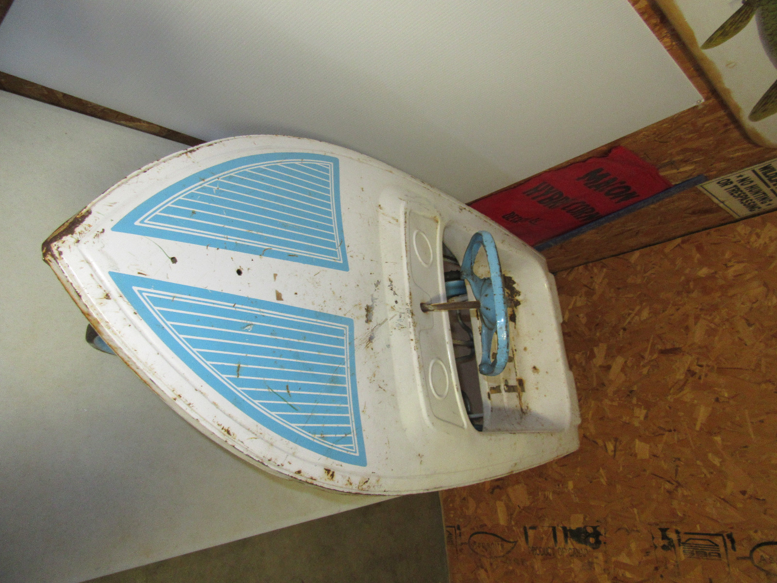 Vintage Murray Dolphin Pedal Car Boat