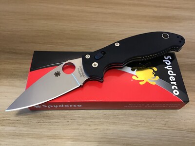 Spyderco Manix 2, Model C101GP2, Black G-10, S30V, Authorized Reseller
