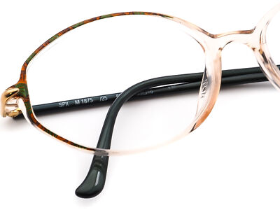 Silhouette Eyeglasses SPX M 1875 /25 6050 Clear/Green Frame Austria 53[]16 135