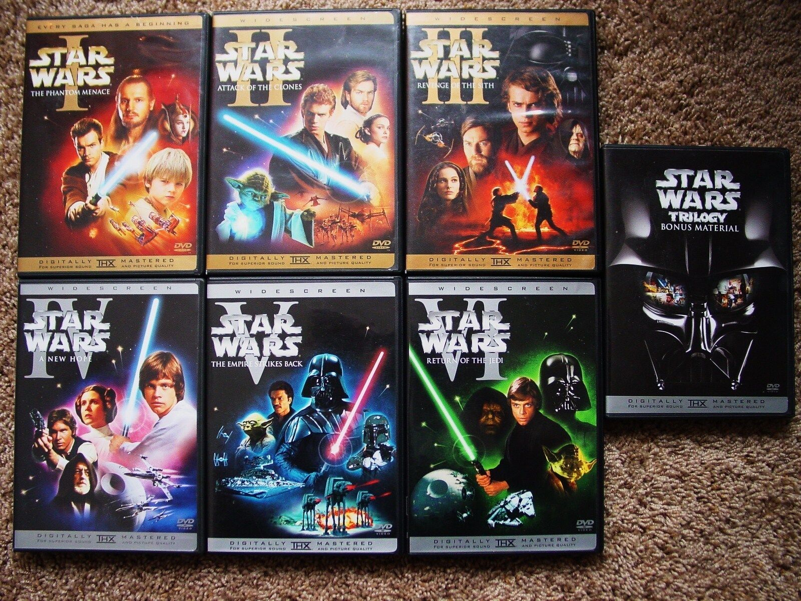 ✅ STAR WARS COMPLETE SAGA ON DVD 10 DISCS EPISODES 1 2 3 4 5 6, 1-6 WIDESCREEN ✅ ✅ STAR WARS COMPLETE SAGA ON DVD 10 DISCS EPISODES 1 2 3 4 5 6, 1-6 WIDESCREEN ✅