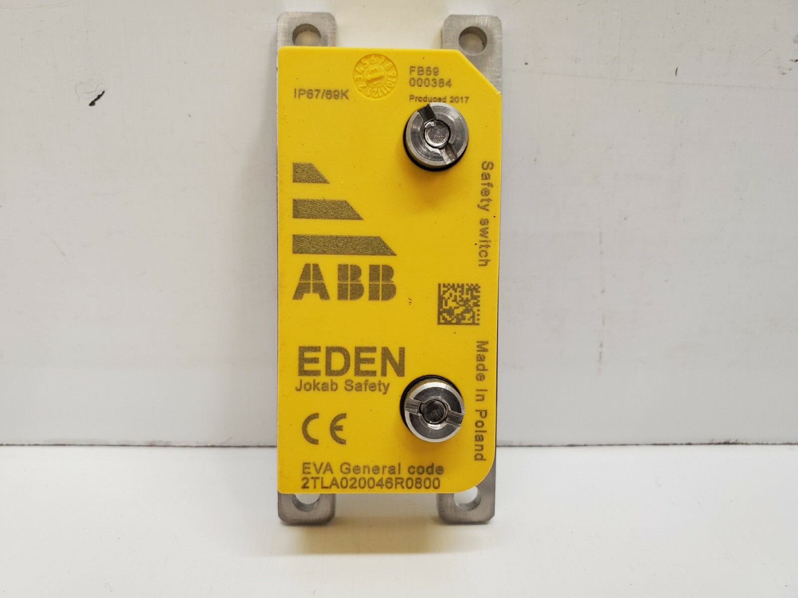 NEW OLD STOCK! ABB EDEN JAKAB SAFETY SENSOR 2TLA020046R0800