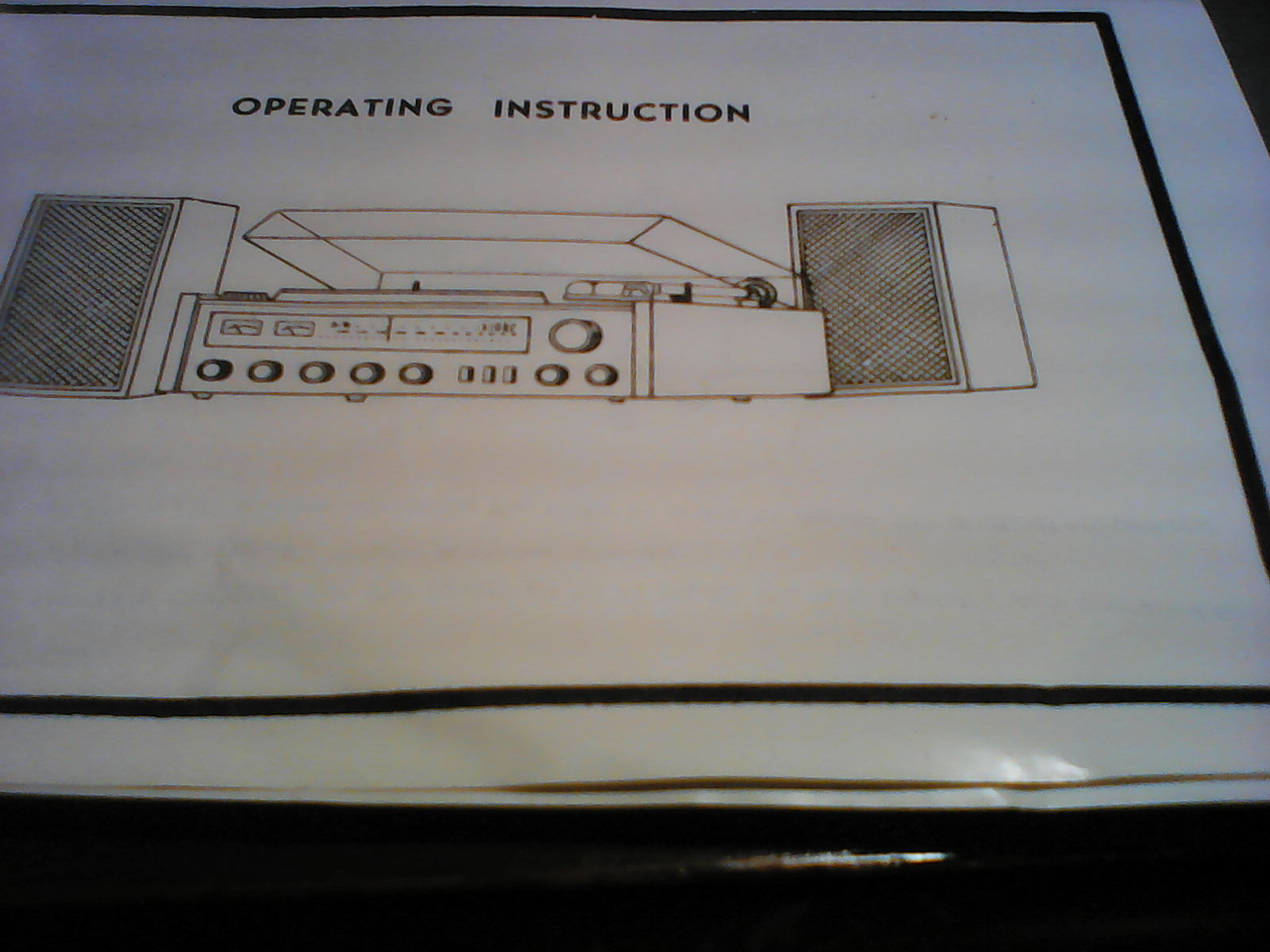 Vintage solid state radio, in box, with info, model TM-7805