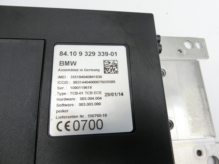 BMW 525d F10 13-17 Steuergerät ECU Modul Bluetooth Interface GPS BMW 525d F10 13-17 27.02.2014 9362848 84109362848... Bild 2