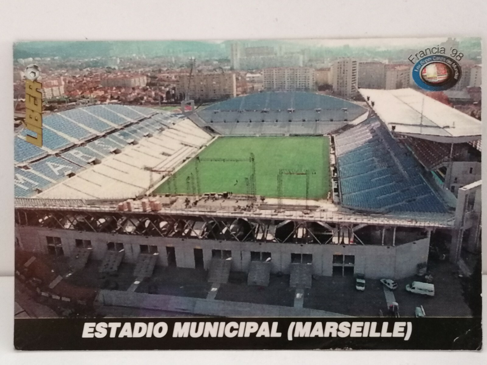 マルセイユ (A) 11/12 #10 ジニャク 4XO FRANCE 98 Card #149 STADE VELODROME STADIUM MARSEILLE, 1998