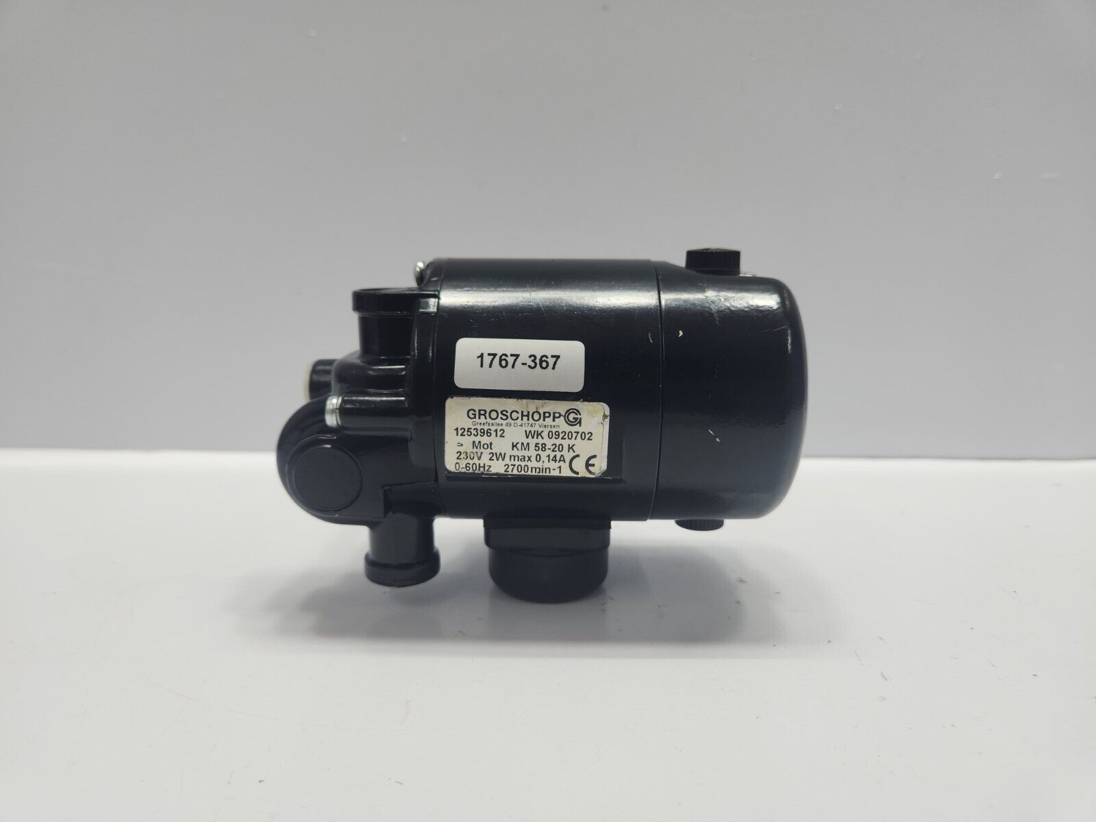 GROSCHOPP WK 0920702 Z21 GOVERNOR SPEED SETTING MOTOR GROSCHOPP WK 0920702 Z21 GOVERNOR SPEED SETTING MOTOR