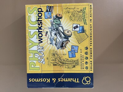 Thames Kosmos Physics solar workshop STEM homeschool kit new sealed