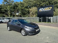 2016 16 REG KIA CEED 2 ISG CRDI 1.6 DIESEL ESTATE SILVER ULEZ COMPLIANT