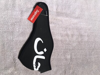 Supreme Arabic Logo Neoprene Facemask FW17 black NWT