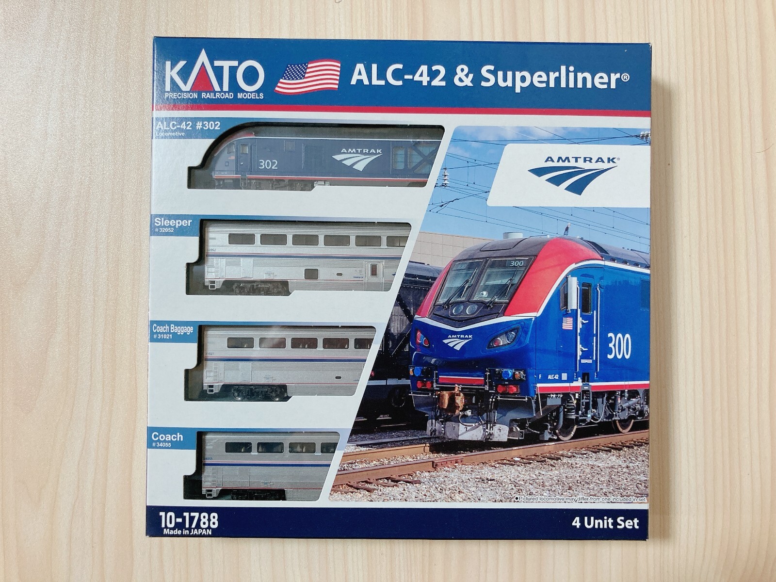 鉄道模型 KATO ALC-42 & Superliner 4UnitSet10-1788 KATO 10-1788 N Gauge Amtruck ALC-42 & Superliner 4 Car Model