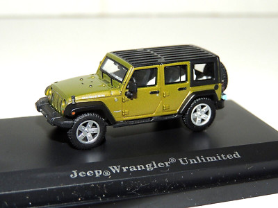 Atlas Masterpiece 1:87 Scale Jeep Wrangler Rubicon Unlimited 4-Door, Green