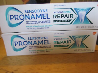 2-Sensodyne Pronamel Intensive Enamel Repair Sensitive Toothpaste Fresh 3.4oz