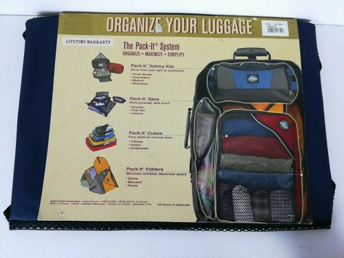 Eagle Creek Blue Garment Folder 18 Pack It System NEW Holds up to 12 items