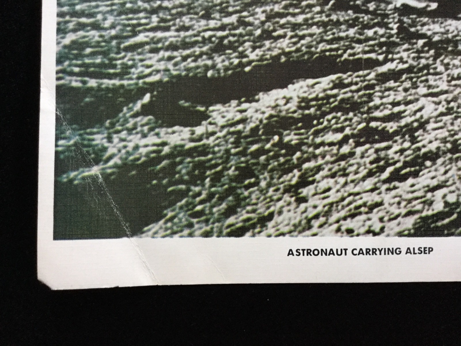 Lot 4 Vint NASA Astronaut Photos Apollo Mission Lunar Landing - Linen Card Stock
