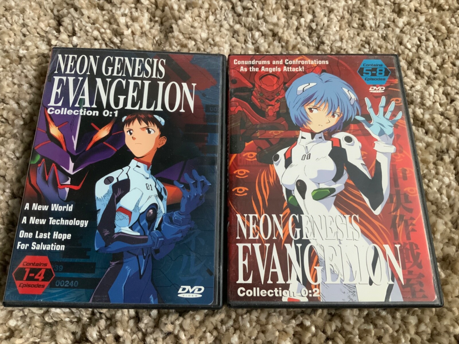 NEON GENESIS EVANGELION COLLECTION 0:1, 0:2, 0:3, 0:4, 0:7, 0:8 (6 DVD’s) NEON GENESIS EVANGELION COLLECTION 0:1, 0:2, 0:3, 0:4, 0:7, 0:8 (6 DVD’s)