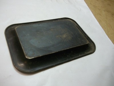 Old Advertising Metal Tray McPherson Kansas Hessler Oil Co.  25th Anniversary